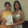 Con Ángeles Cauyano  (Foto cortesía de Guadalupe Sadya Ashaki)